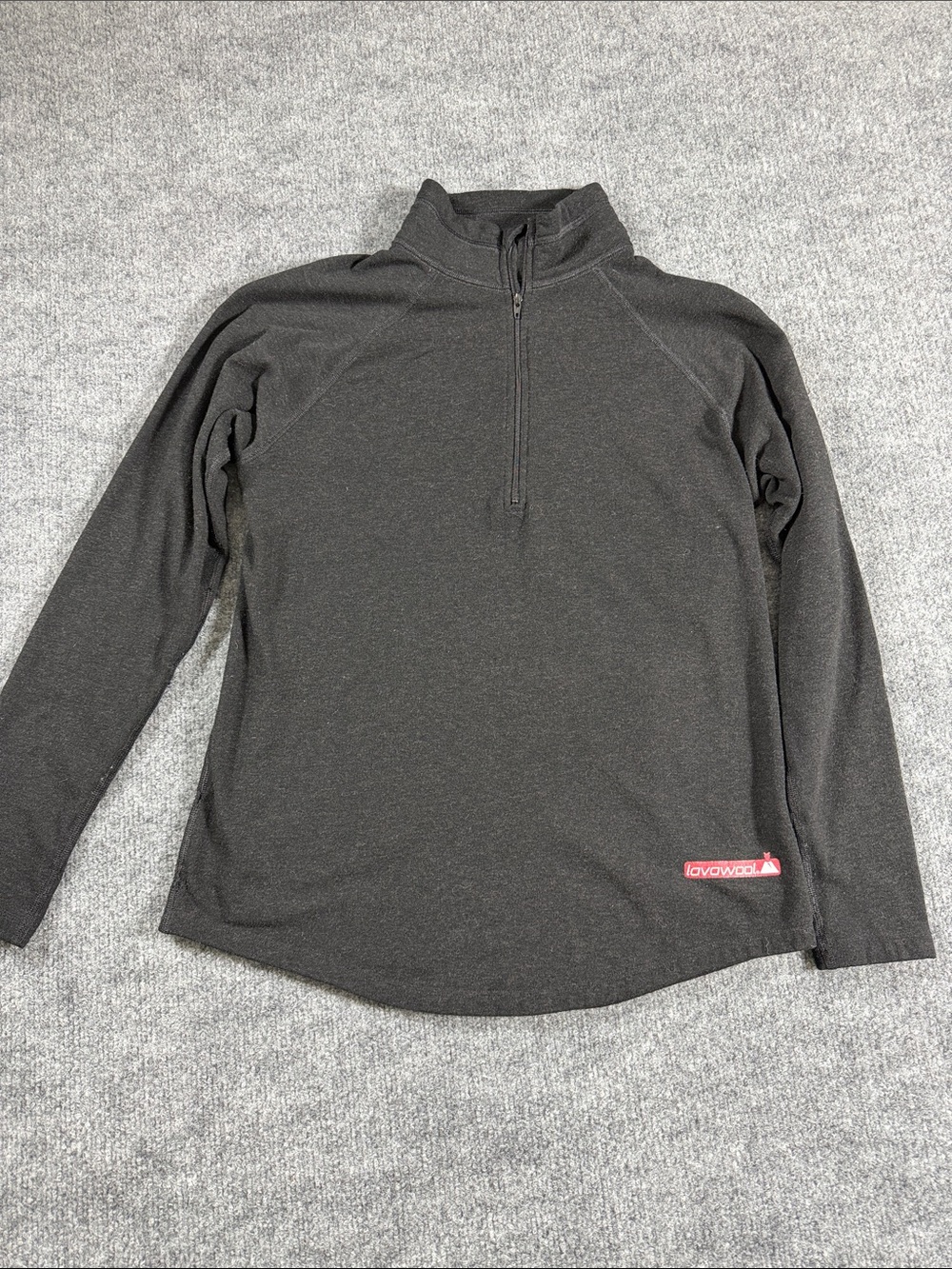 Lavawool Women's Merino Wool Quarter-Zip Base Layer Top